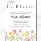 Love in Bloom Bridal Shower Invitation