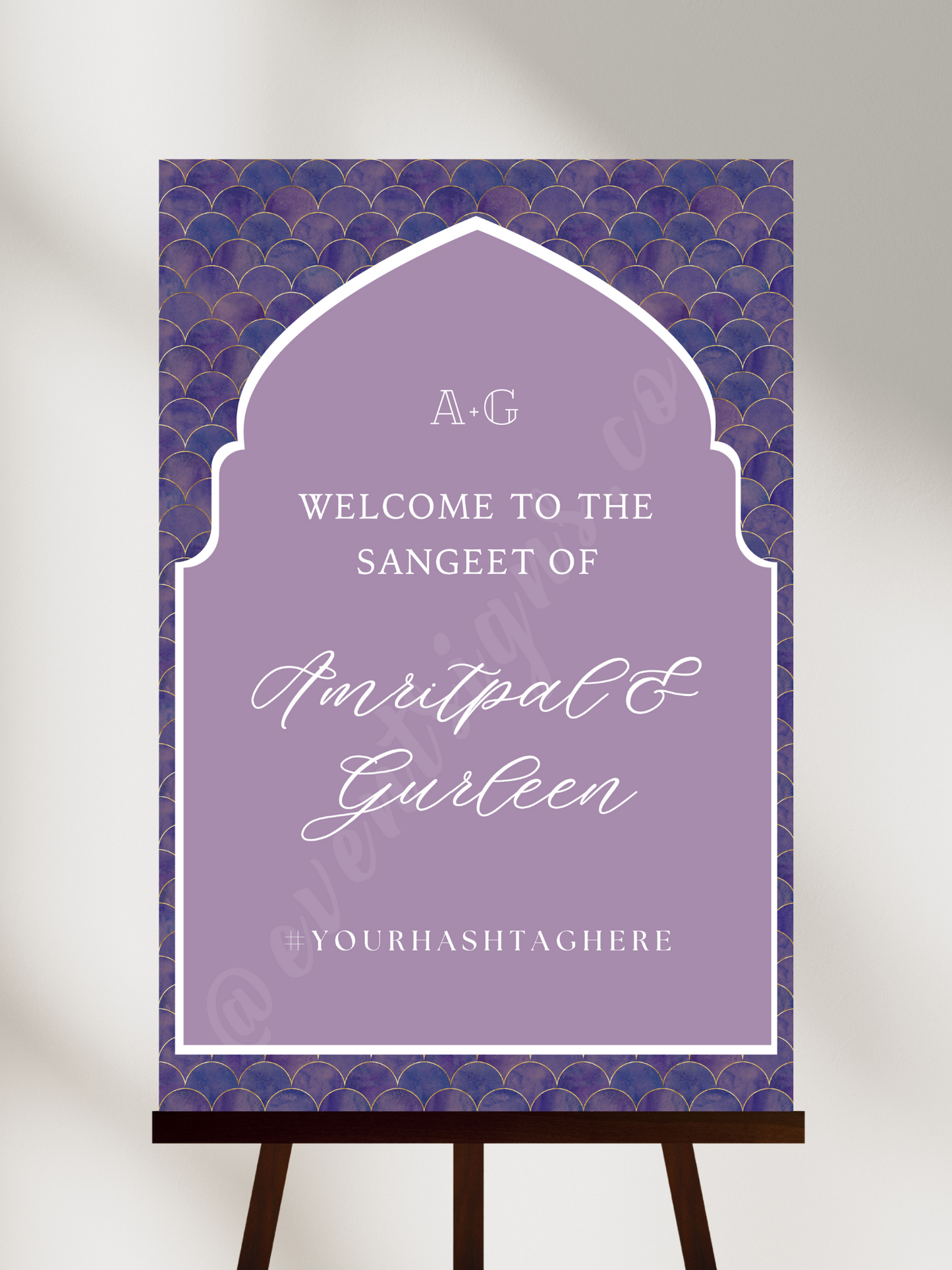 Sangeet Welcome Sign