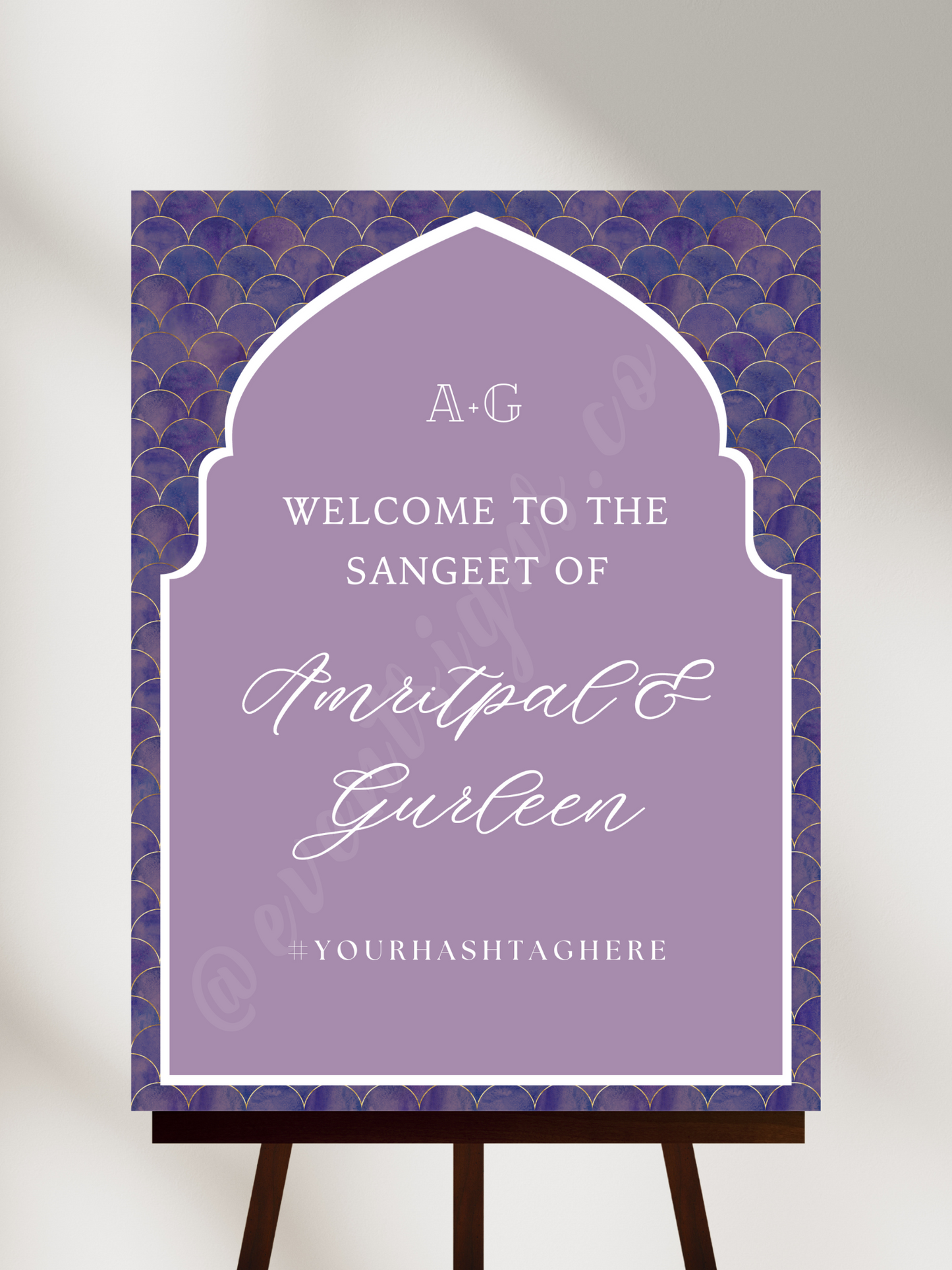 Sangeet Welcome Sign