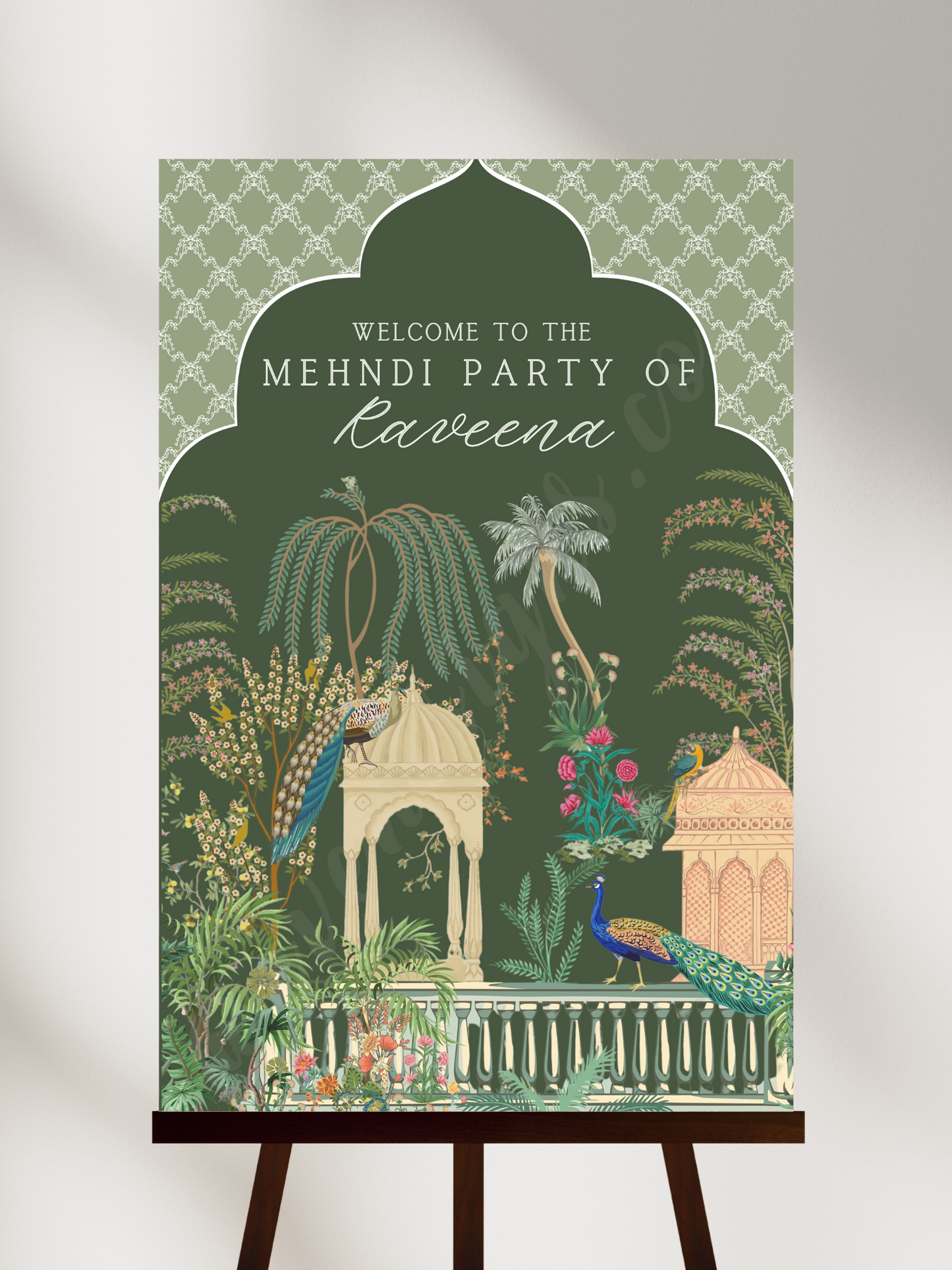 Mehndi Welcome Sign/Board