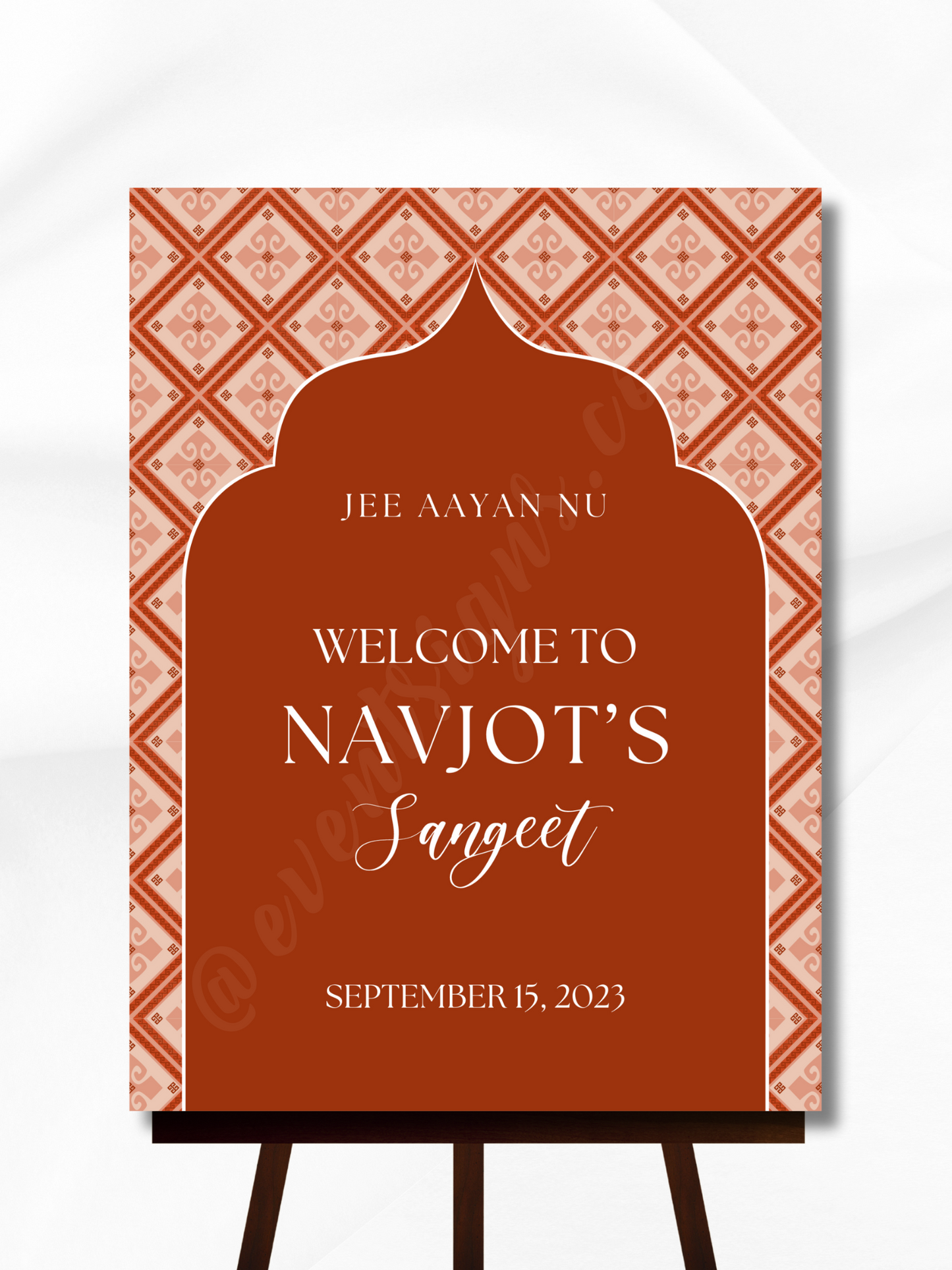 Sangeet Welcome Sign