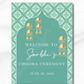 Choora Ceremony Welcome Sign