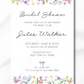 Floral Bridal Shower Invitation