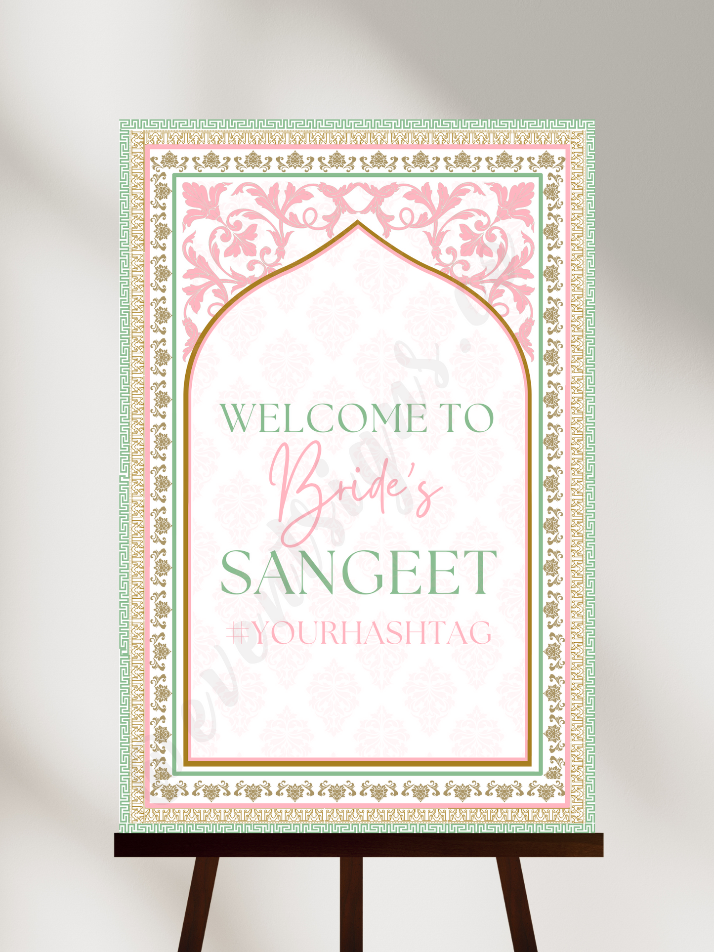 Sangeet Welcome Sign