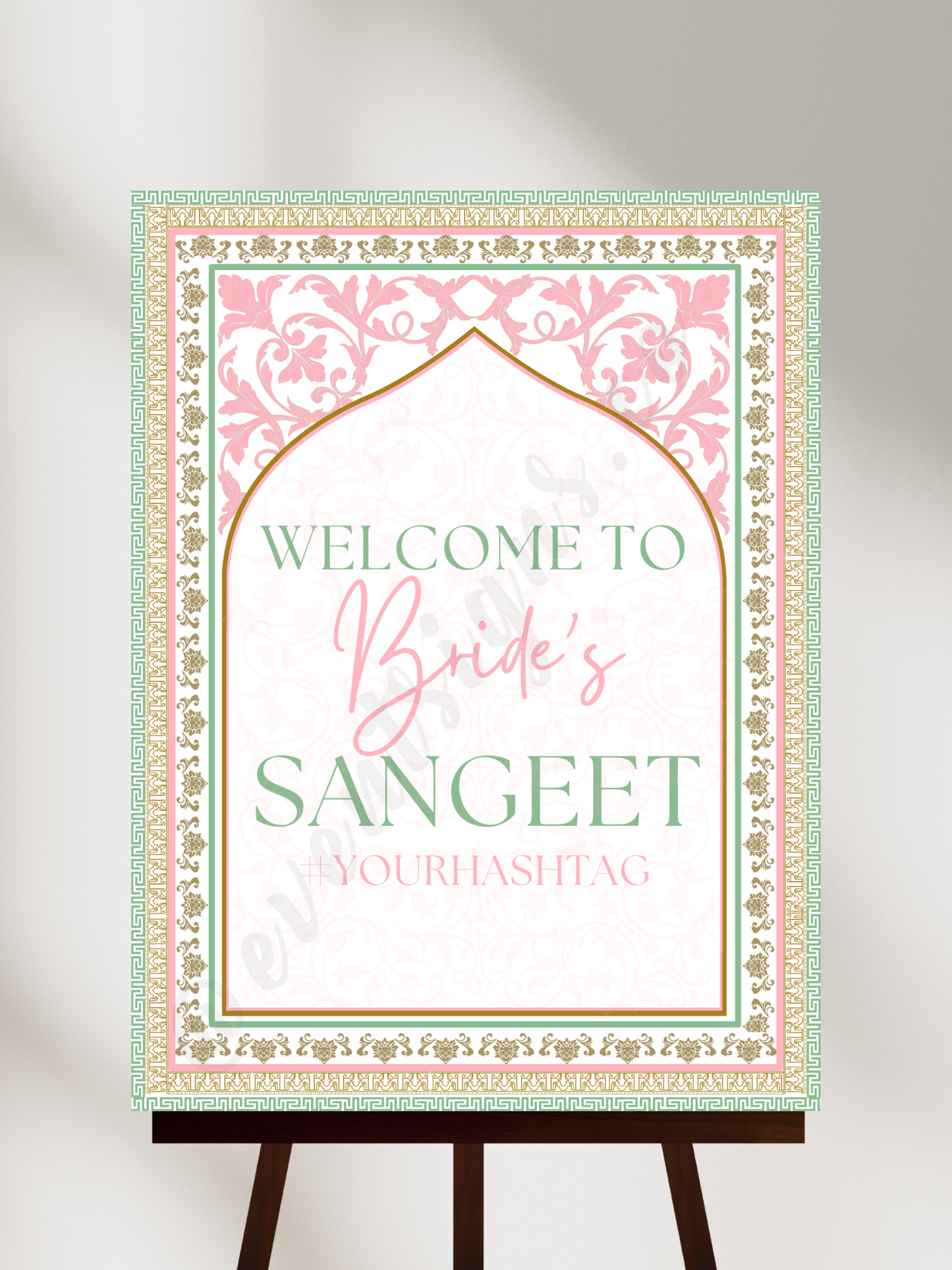 Sangeet Welcome Sign