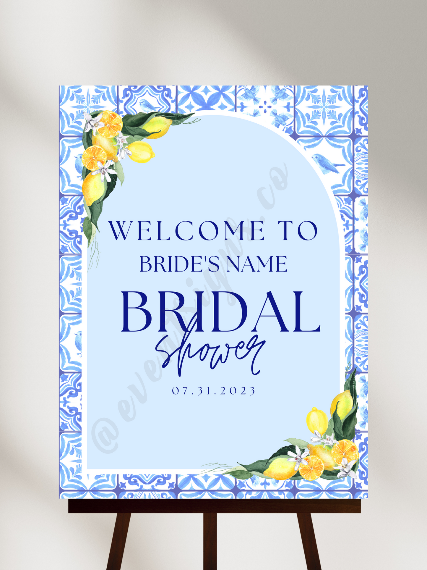 Bridal Shower Welcome Sign