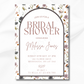 Floral Bridal Shower Invitation